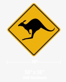 Kangaroo Crossing Sign $25, HD Png Download, Transparent PNG