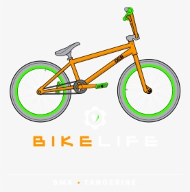Bike Life Bmx Tangerine Artboard, HD Png Download, Transparent PNG