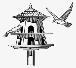 Bird, Dove, Dovecote, Garden, House, Pigeon, HD Png Download, Transparent PNG