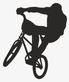 Bmx Bike Bicycle Cycling Wall Decal, HD Png Download, Transparent PNG