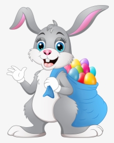 Clip Art Easter Bunny Transparent, HD Png Download, Transparent PNG