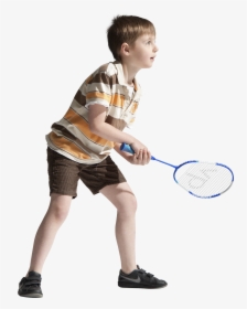 Child Badminton Boy, HD Png Download, Transparent PNG