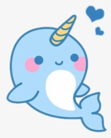 #cute #whale #kawaii#freetoedit, HD Png Download, Transparent PNG