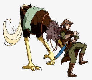 Zuko And Ostrich Horse By Thrumugnyr, HD Png Download, Transparent PNG
