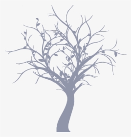 Clip Art Tree Branch Silhouette Shrub, HD Png Download, Transparent PNG