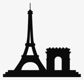 Eiffel Tower Landmark Drawing, HD Png Download, Transparent PNG