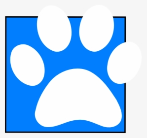 Bigger White Paw Clip Art At Clker, HD Png Download, Transparent PNG