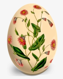 Egg, Easter Egg, Flowers, Easter, Easter Decorations, HD Png Download, Transparent PNG