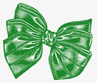 Green Christmas Bow Png, Transparent Png, Transparent PNG