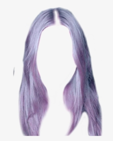 #blue #purple #grey #hair #fun #colourful #art #beautiful, HD Png Download, Transparent PNG
