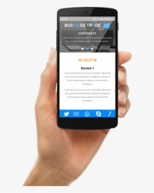 Hand Holding Iphone 8, HD Png Download, Transparent PNG