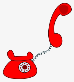 Telephone, Set, Red, Rotary, Dial, Retro, Phone, HD Png Download, Transparent PNG