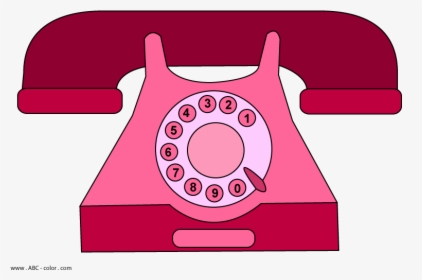Clipart Telephone Rotary Dial Phone, HD Png Download, Transparent PNG