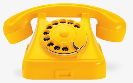 Yellow Rotary Dial Telephone, HD Png Download, Transparent PNG
