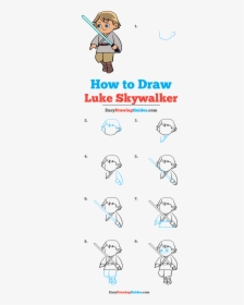 How To Draw Luke Skywalker, HD Png Download, Transparent PNG