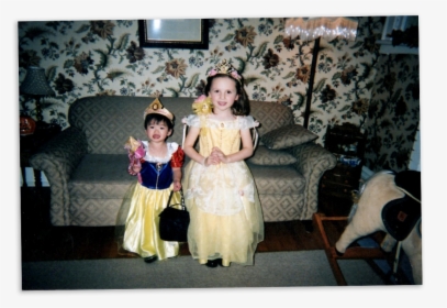 Nick Milanovic Young Daughters Princess Outfits Halloween, HD Png Download, Transparent PNG