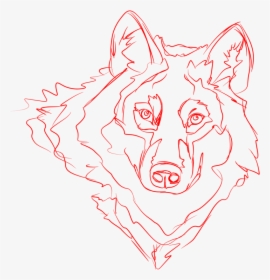 Traced A Wolf Pic For Lineart, HD Png Download, Transparent PNG