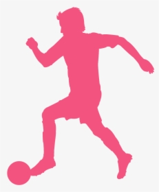 Soccer Player Silhouette Png, Transparent Png, Transparent PNG