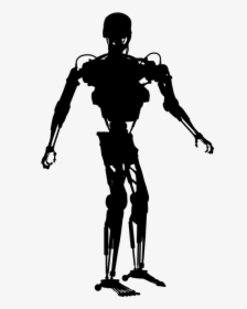 Machine Robot Silhouette, HD Png Download, Transparent PNG