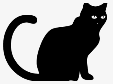 Black Cat Silhouette, HD Png Download, Transparent PNG