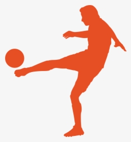 Soccer Silhouette, HD Png Download, Transparent PNG