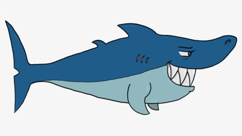 Great White Shark Cartoon Clip Art, HD Png Download, Transparent PNG