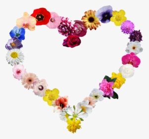 Heartshapes Heart Flowers Shape, HD Png Download, Transparent PNG