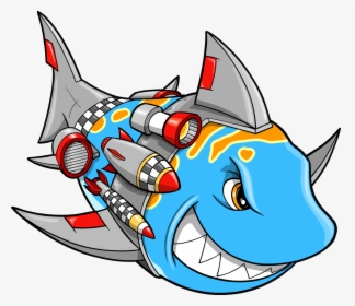 Shark Clipart Robot, HD Png Download, Transparent PNG