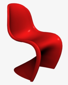 Red Chair Png -panton Chair Classic, Transparent Png, Transparent PNG