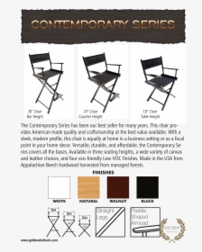Gold Medal Director S Chair Catalog Contemporary Page, HD Png Download, Transparent PNG