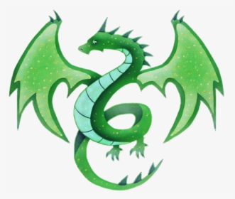 #dragon #myillustration #mythical #creature #green, HD Png Download, Transparent PNG