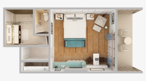 Clipart Bed Single Room, HD Png Download, Transparent PNG