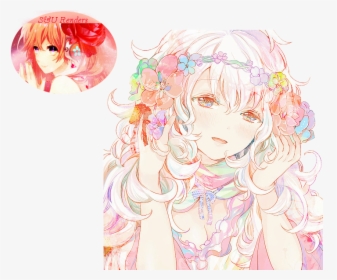 Anime Flower Girl Render , Png Download, Transparent Png, Transparent PNG