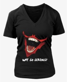 Why So Serious Joker T-shirt Cool Gift For Joker Fans, HD Png Download, Transparent PNG