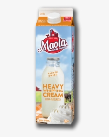 Maola Heavy Whipping Cream Quart, HD Png Download, Transparent PNG