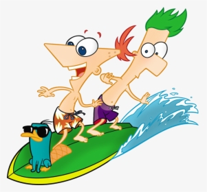 Phineas Y Ferb Surf, HD Png Download, Transparent PNG