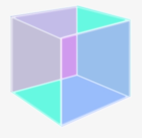Cube Square Transparent Aesthetic Tumblr Iridescent, HD Png Download, Transparent PNG