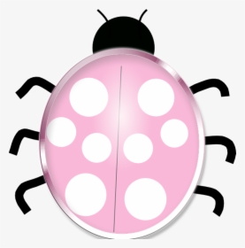Silver Ladybug Pink Bug Insect Cute Scrapbooking Icon, HD Png Download, Transparent PNG