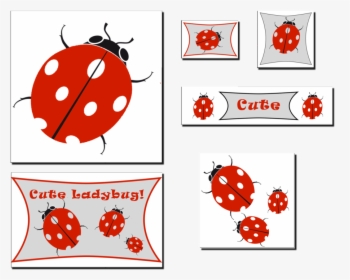 Ladybug - Party Decor - 6 Pack, HD Png Download, Transparent PNG