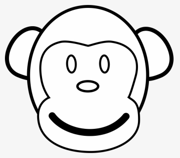 Monkey Face Svg Clip Arts, HD Png Download, Transparent PNG