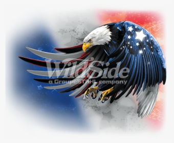 Usa Eagle Flying Red White & Blue United States , Png, Transparent Png, Transparent PNG