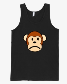 Monkey Fine Jersey Tank Top Unisex By Itee, HD Png Download, Transparent PNG