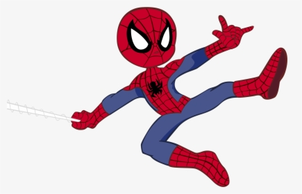 Transparent Spiderman Swinging Png, Png Download, Transparent PNG