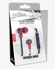 Earphone Swing Wired Marvel Spiderman, HD Png Download, Transparent PNG