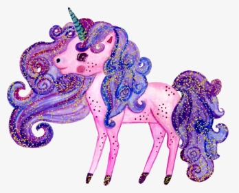 This Graphics Is Hand Painted Pink Unicorn Png Transparent, Png Download, Transparent PNG