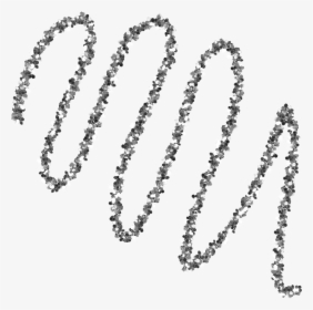 #silver #sparkle #shiny #squiggle #swirl - Monochrome, HD Png Download, Transparent PNG
