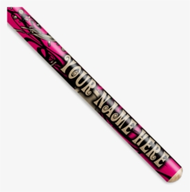 Neon Pink And Silver Splat Swirl Personalized Drumsticks - Ski, HD Png Download, Transparent PNG