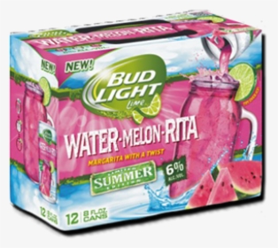 Budweiser Light Watermelon Ber Rita 12 Pack Can - Watermelon Rita Bud Light, HD Png Download, Transparent PNG