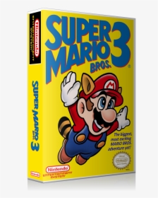 Nes Super Mario Bros 3 Retail Game Cover To Fit A Ugc - Super Mario Bros 3, HD Png Download, Transparent PNG