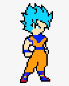 Pixel Art Roblox Goku, HD Png Download, Transparent PNG